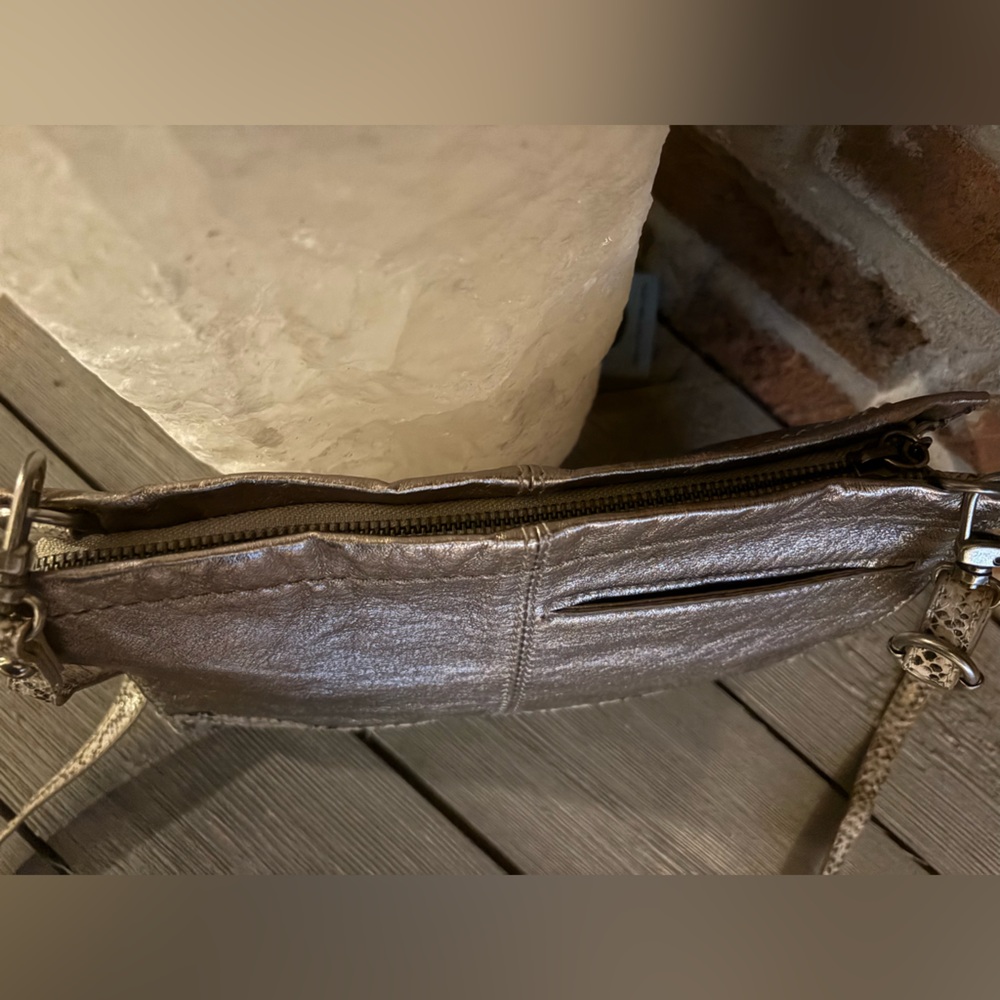 The Sak Metallic Crossbody with Snake-Print Trim - Picture 11 of 14